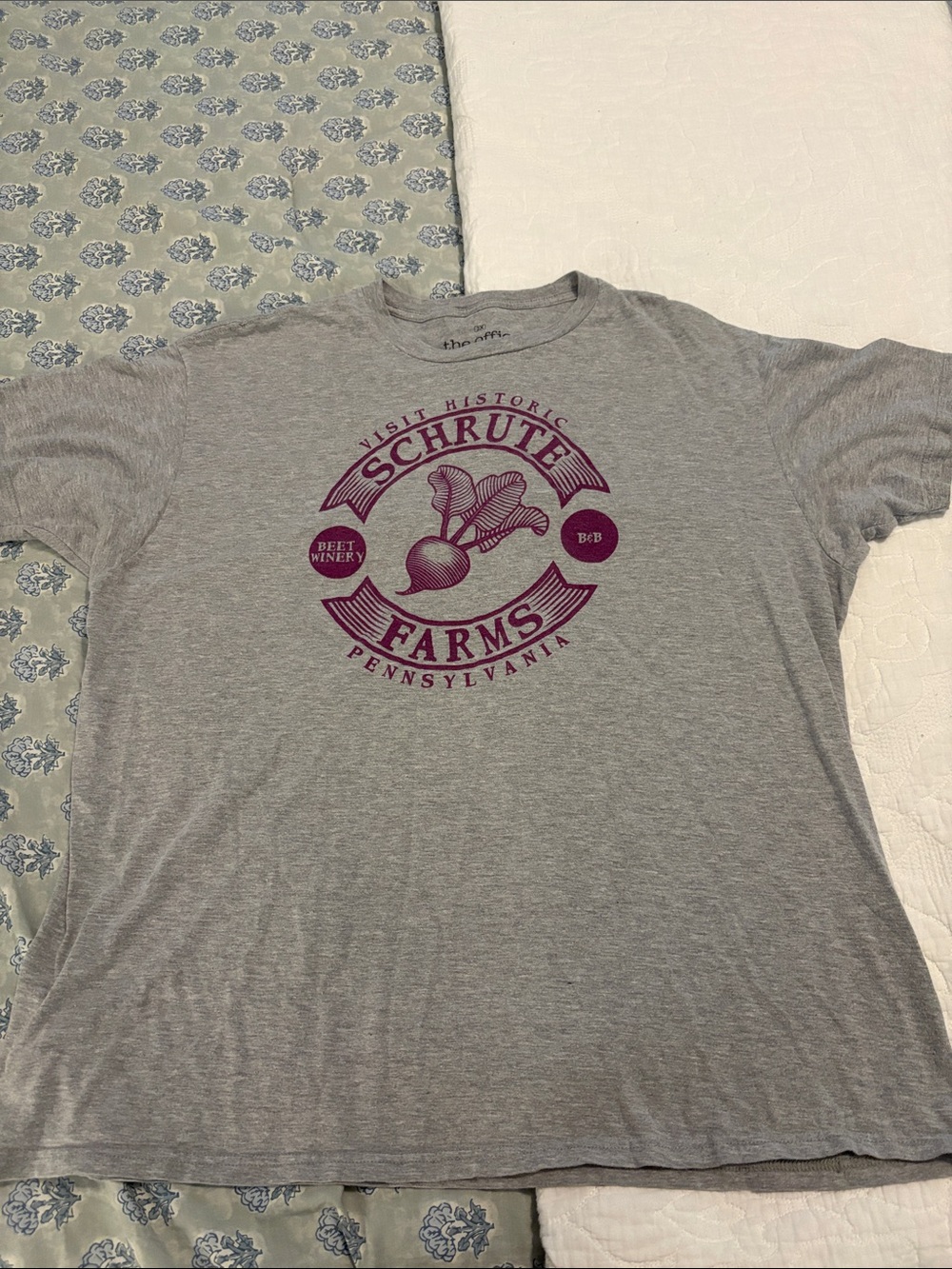The Office Gray Schrute Farms T-Shirt
